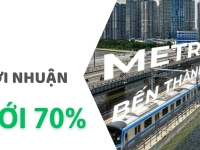 Giá tăng tới 70%: Đầu tư căn hộ bám tuyến Metro lãi đậm